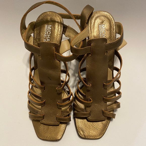 Michael Kors
Women's Strappy Leather Platform High-heel Sandals - Picture 4 of 9